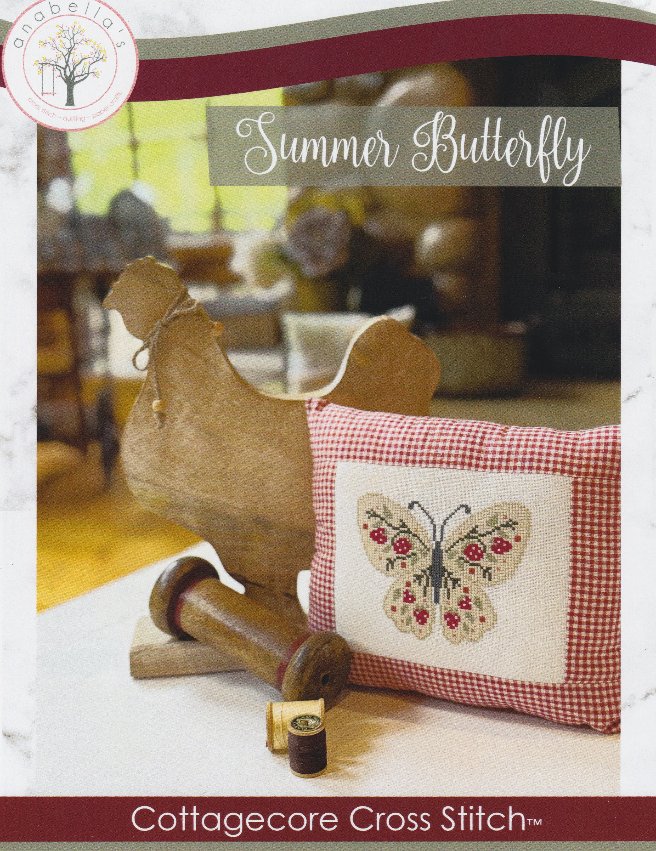 Summer Butterfly - Cottagecore - Cross Stitch Pattern 