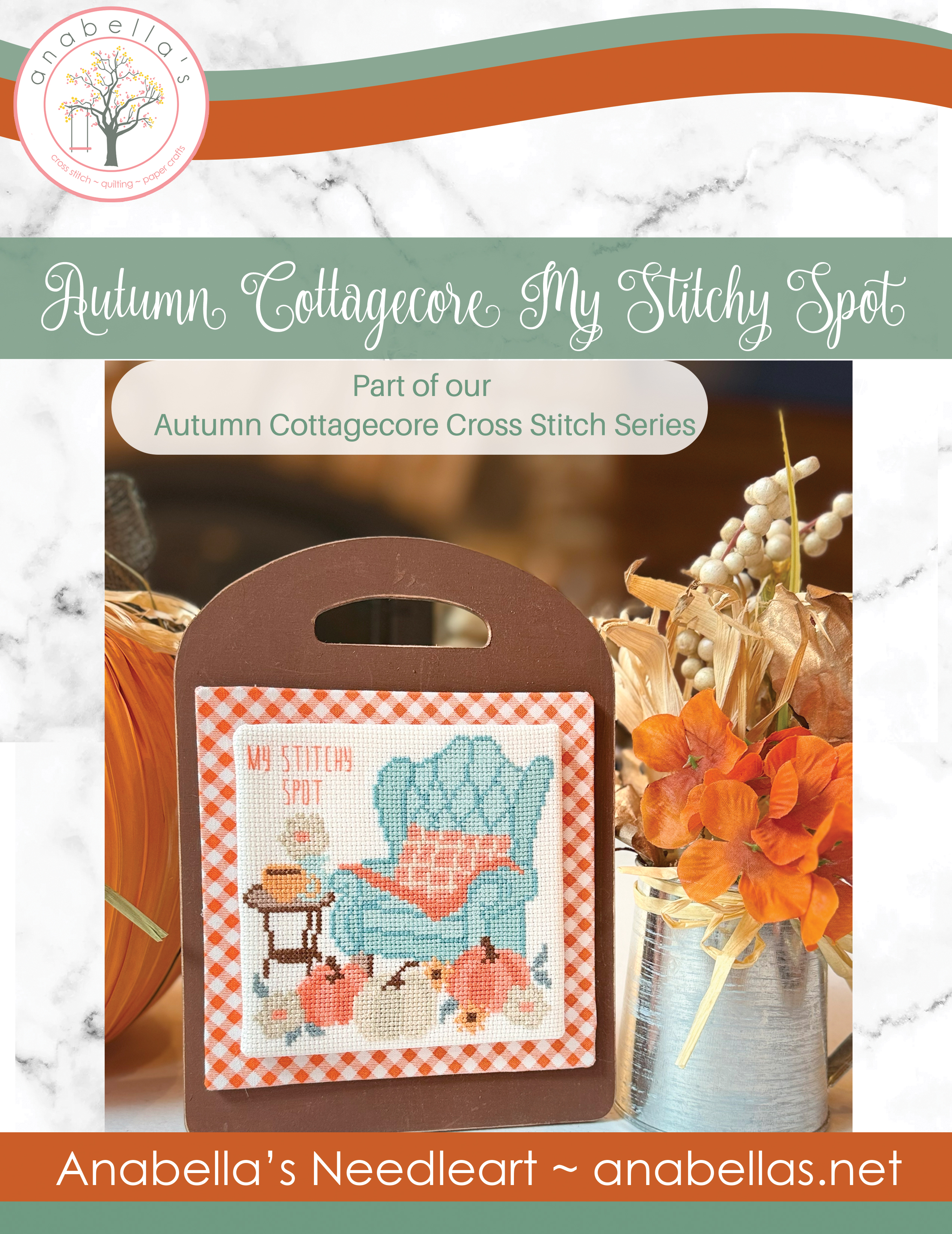 My Stitchy Spot - Cottagecore - Cross Stitch Pattern 