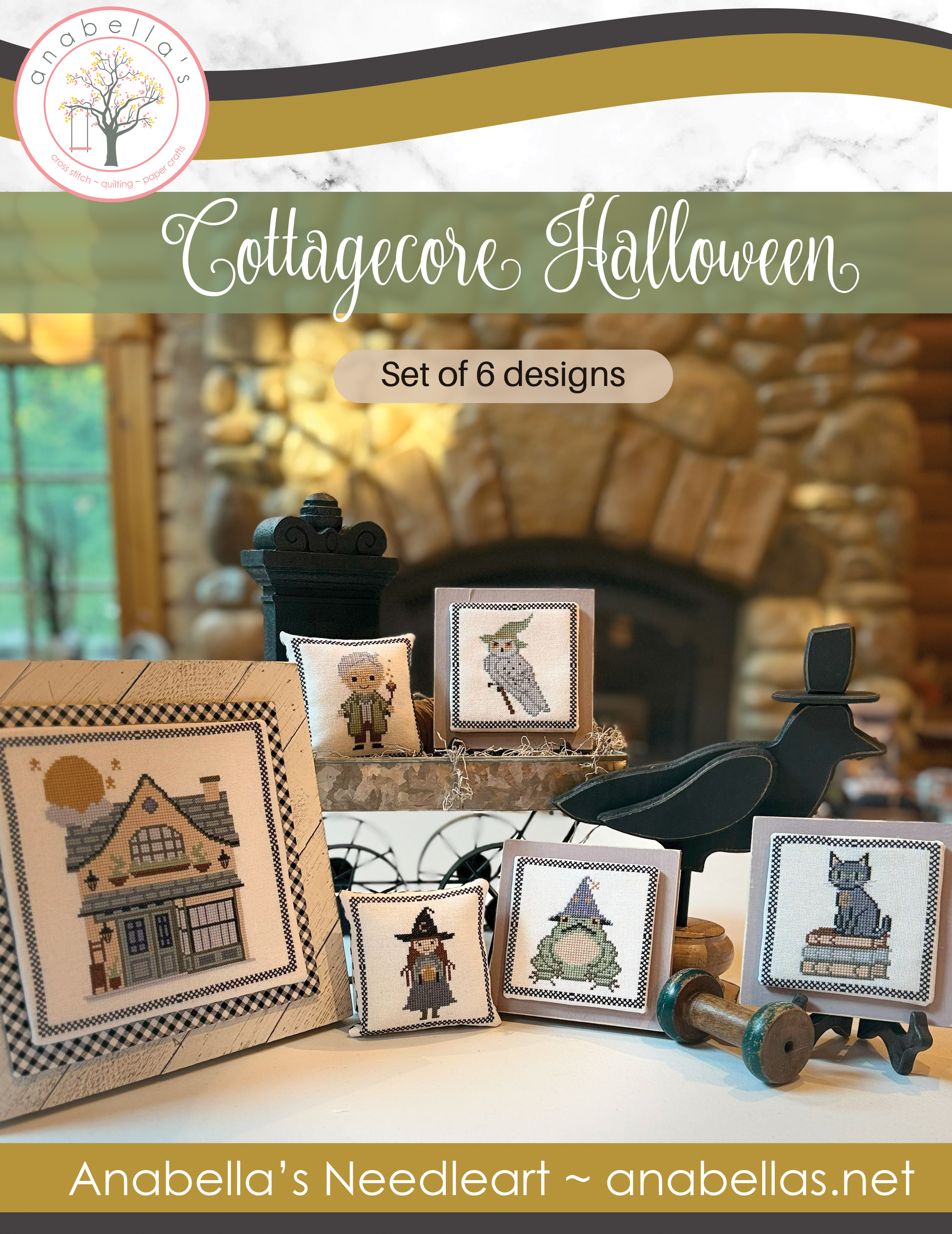 Cottagecore - Halloween -  Cross Stitch Pattern 
