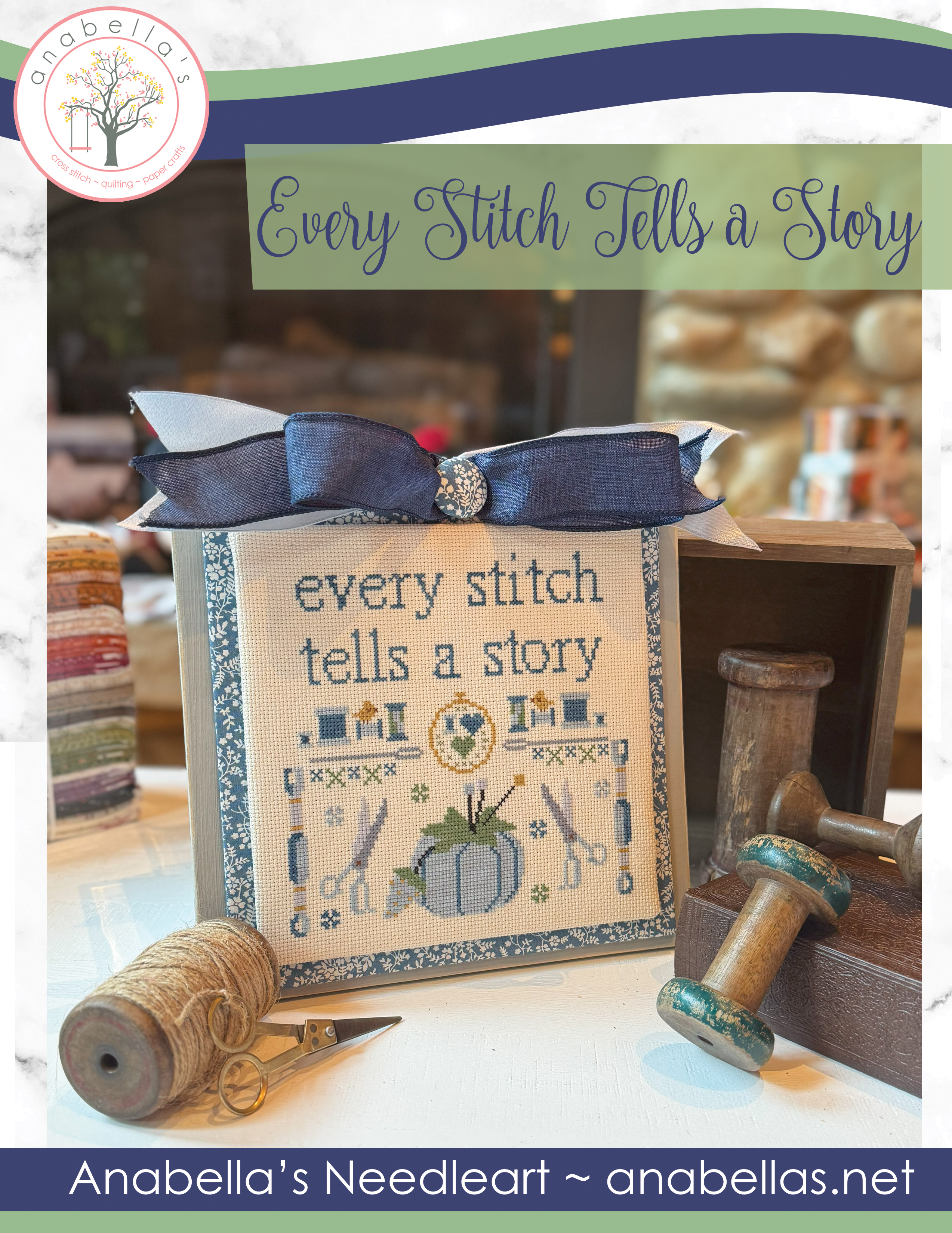 Every Stitch Tells a Story - Cross Stitch Pattern 