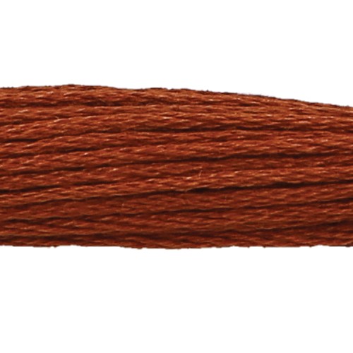 Anchor Six Strand Floss #357, zoomed in. Select this picture to zoom back out.