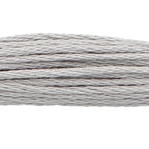 Anchor Six Strand Floss #398, zoomed in. Select this picture to zoom back out.