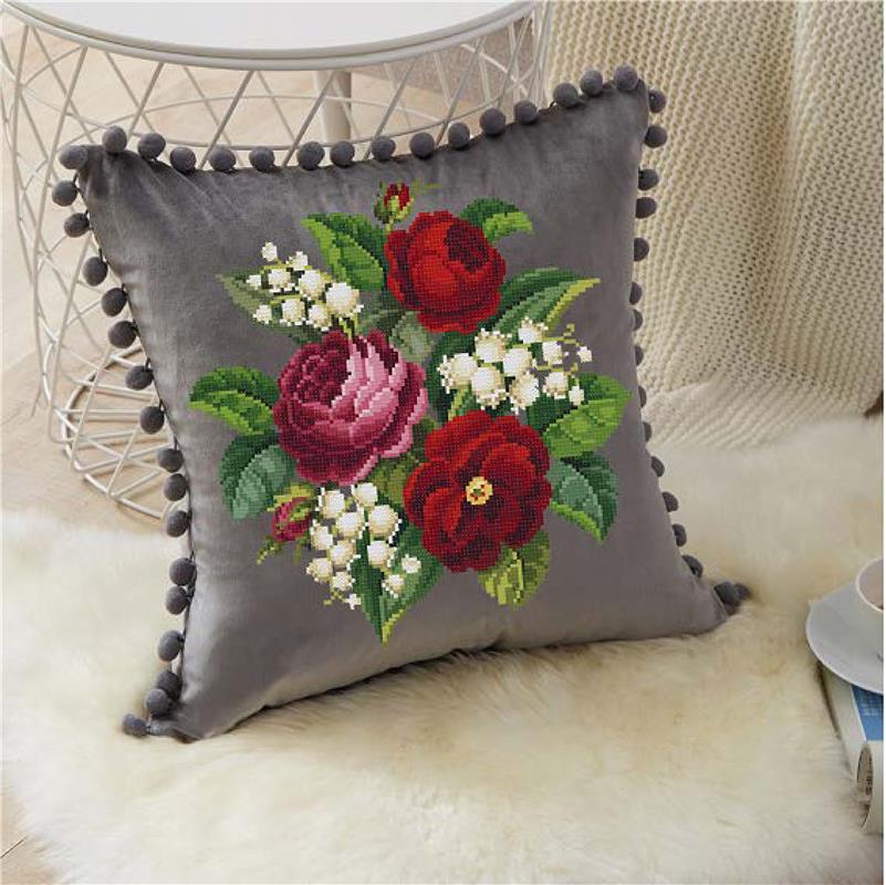 Lily Of The Valley & Roses - Cross Stitch Pattern