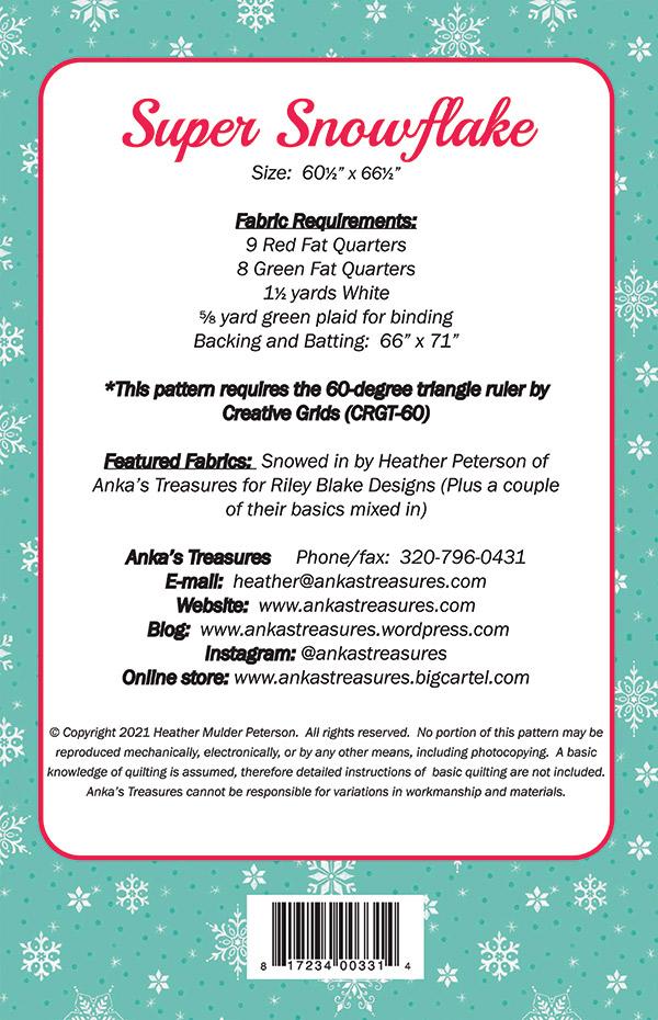 Super Snowflake - Quilt Pattern