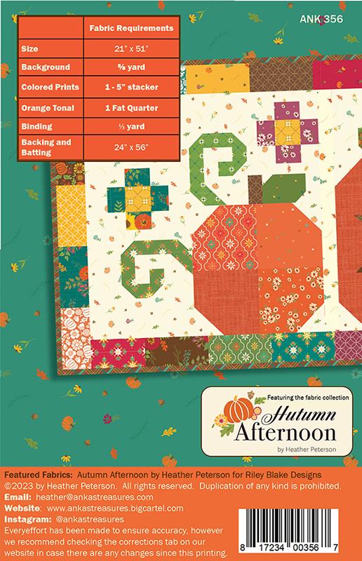 Pumpkin Trio - Quilt Pattern
