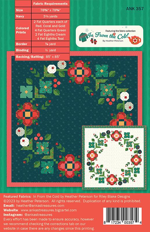 Laurel Wreath - Christmas Quilt Pattern