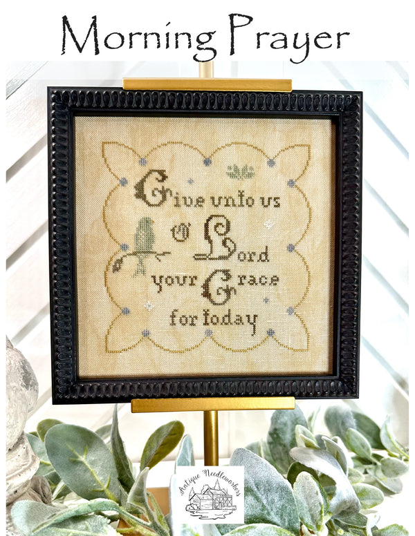 Morning Prayer - Christian Cross Stitch Pattern