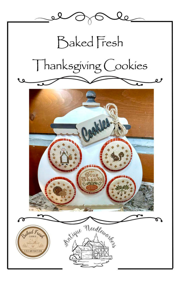 Baked Fresh Thanksgiving Cookies - Cross Stitch Pattern