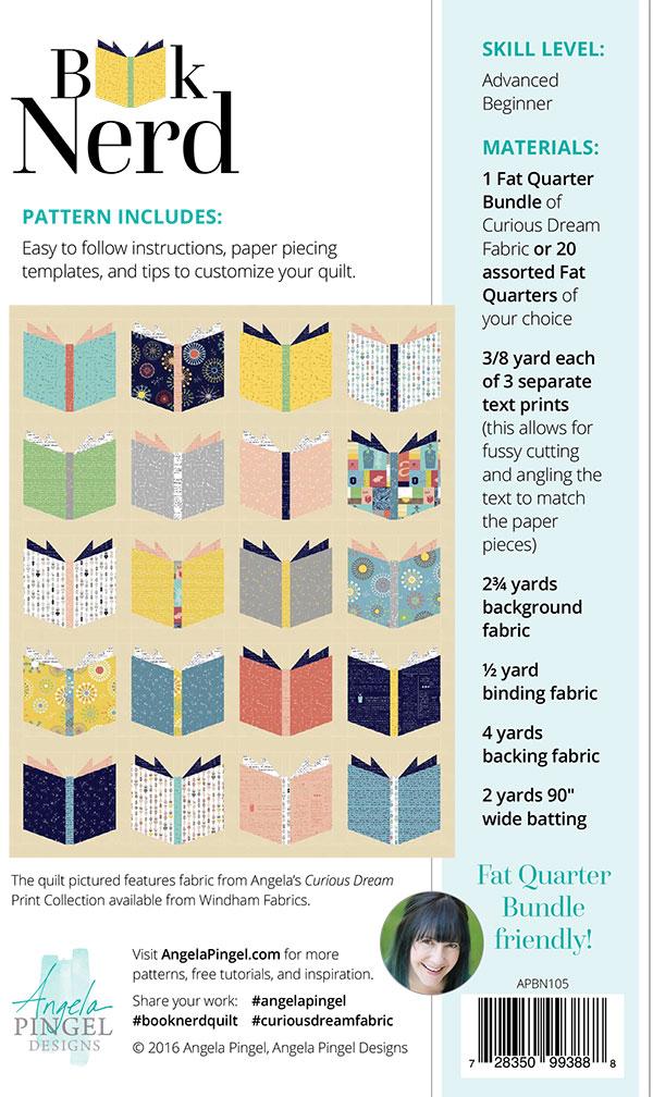 Book Nerd - Quilt Pattern