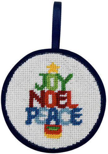 Word Tree Christmas Ornament - Needlepoint Kit