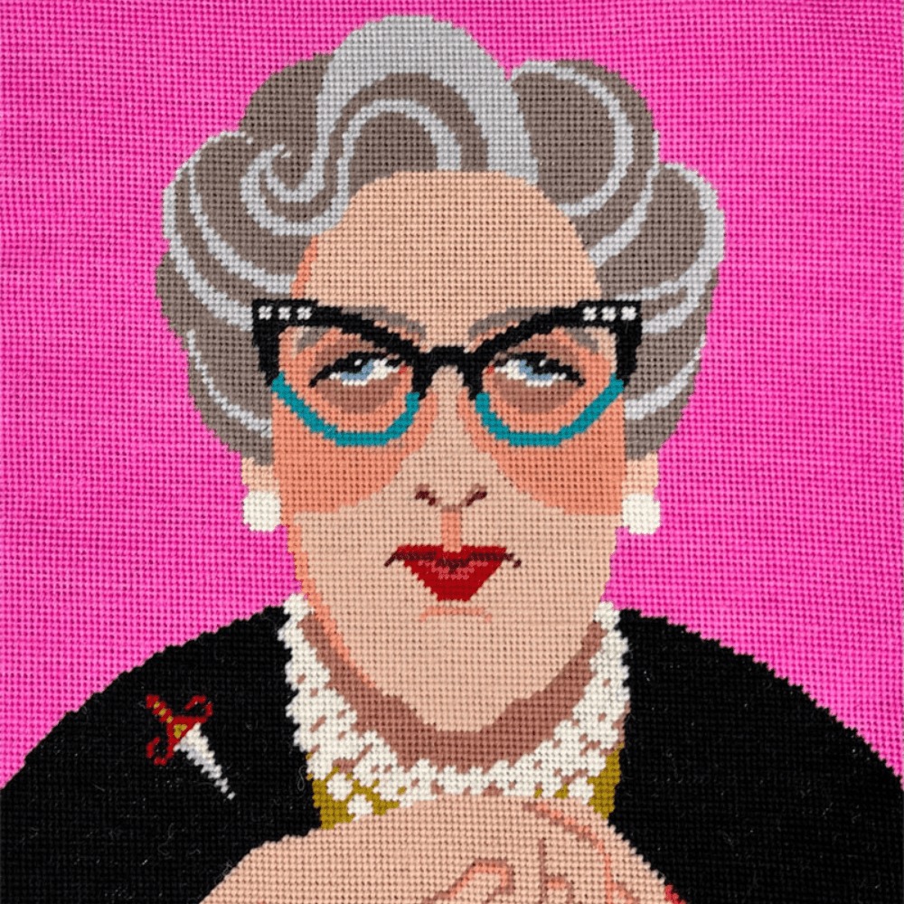 Agatha Christie - Needlepoint / Tapestry Kits, zoomed in. Select this picture to zoom back out.