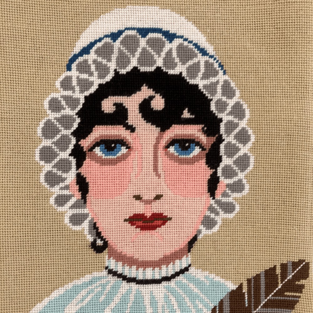 Jane Austen - Needlepoint / Tapestry Kits, zoomed in. Select this picture to zoom back out.