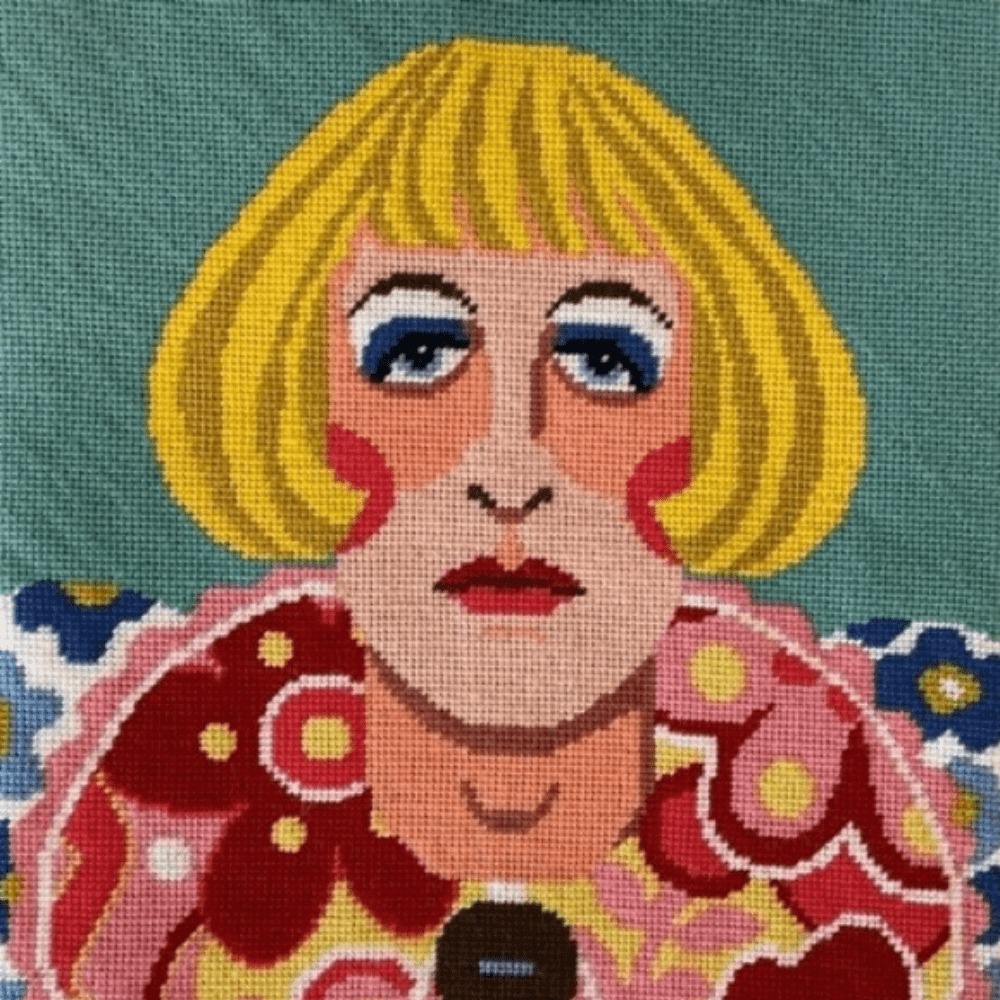 Grayson Perry - Needlepoint / Tapestry Kits, zoomed in. Select this picture to zoom back out.