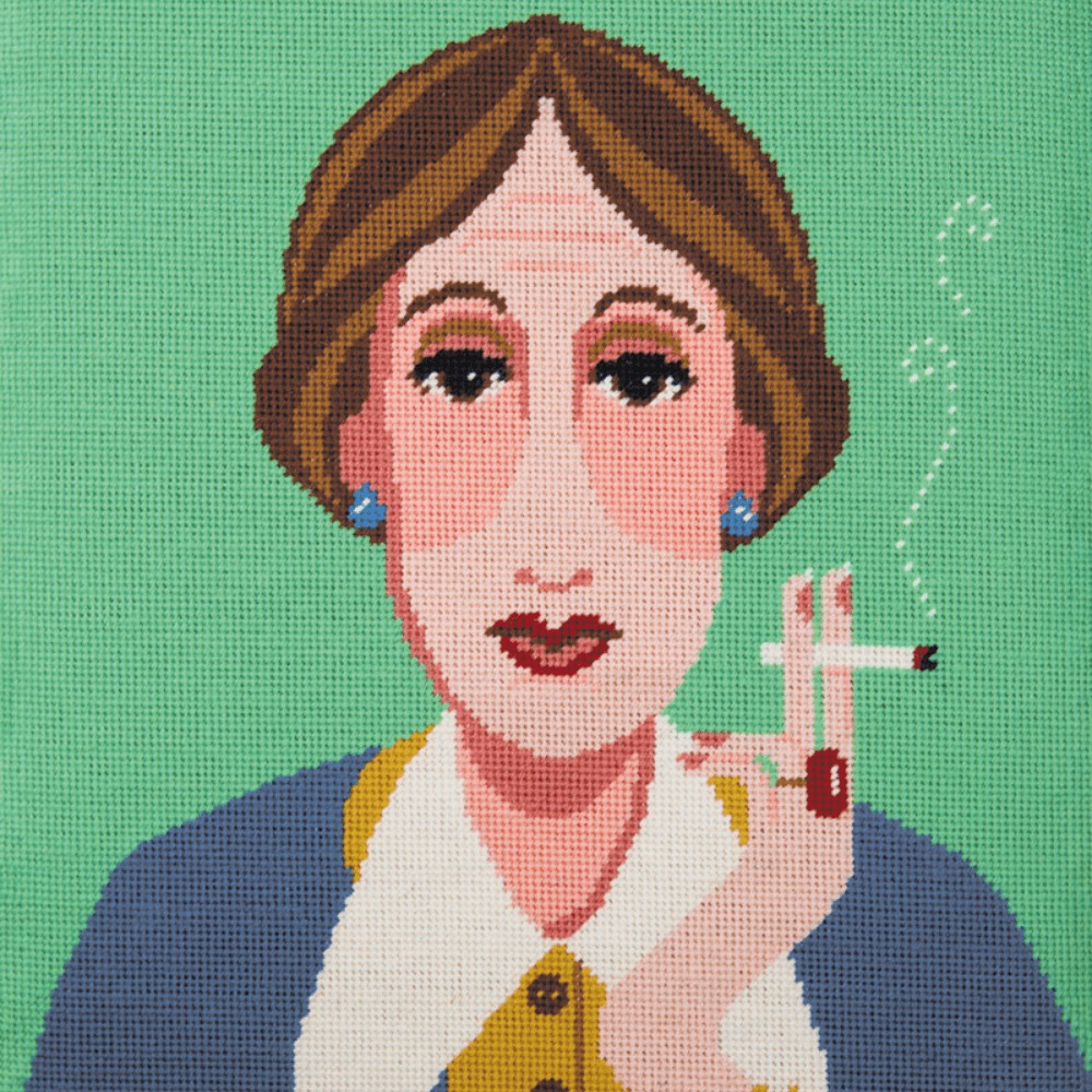 Virginia Woolf - Needlepoint / Tapestry Kits, zoomed in. Select this picture to zoom back out.