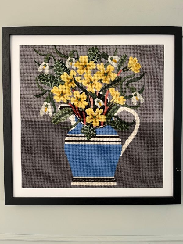 Primrose - Needlepoint / Tapestry Kits, different perspective #1, zoomed in. Select this picture to zoom back out.