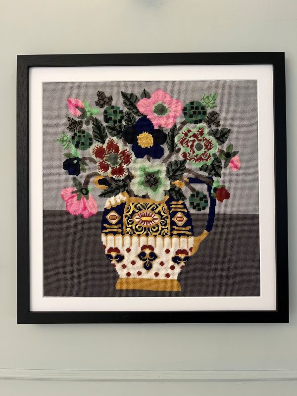 Helleborus - Needlepoint / Tapestry Kits, different perspective #1, zoomed in. Select this picture to zoom back out.