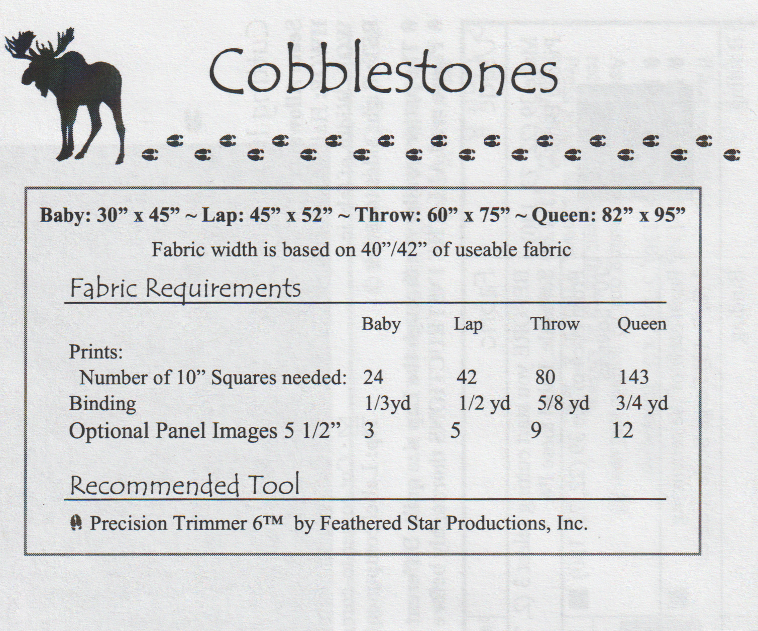 Cobblestones - Quilt Pattern