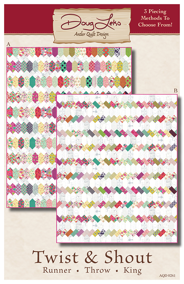 Twist and Shout with 1/4 Seam Template - Quilt Pattern