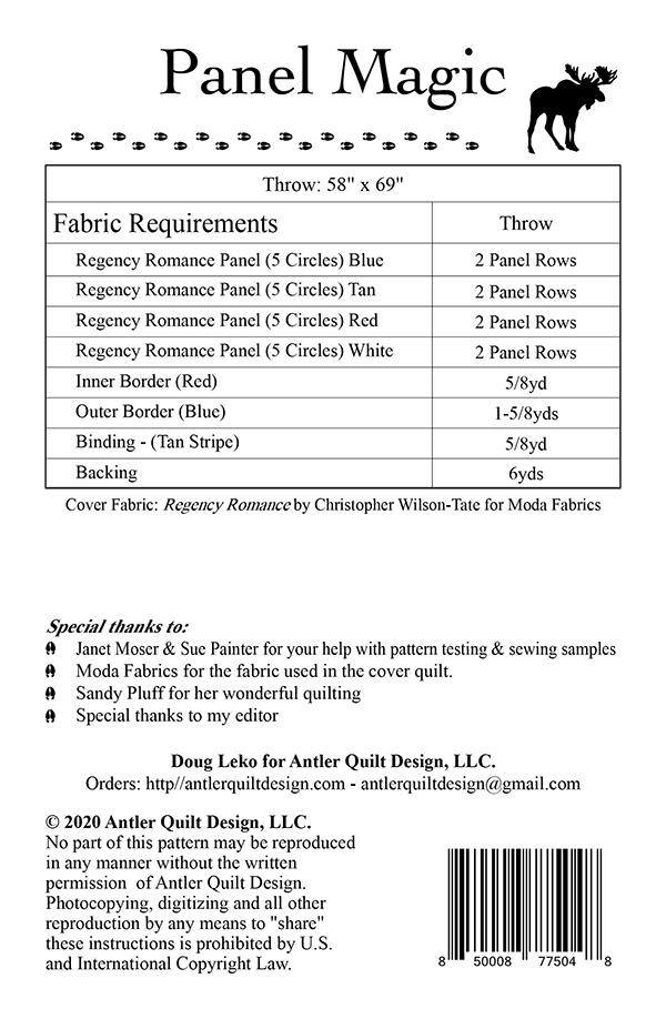 Panel Magic - Quilt Pattern