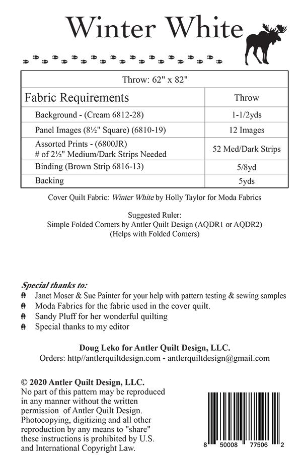 Winter White - Quilt Pattern