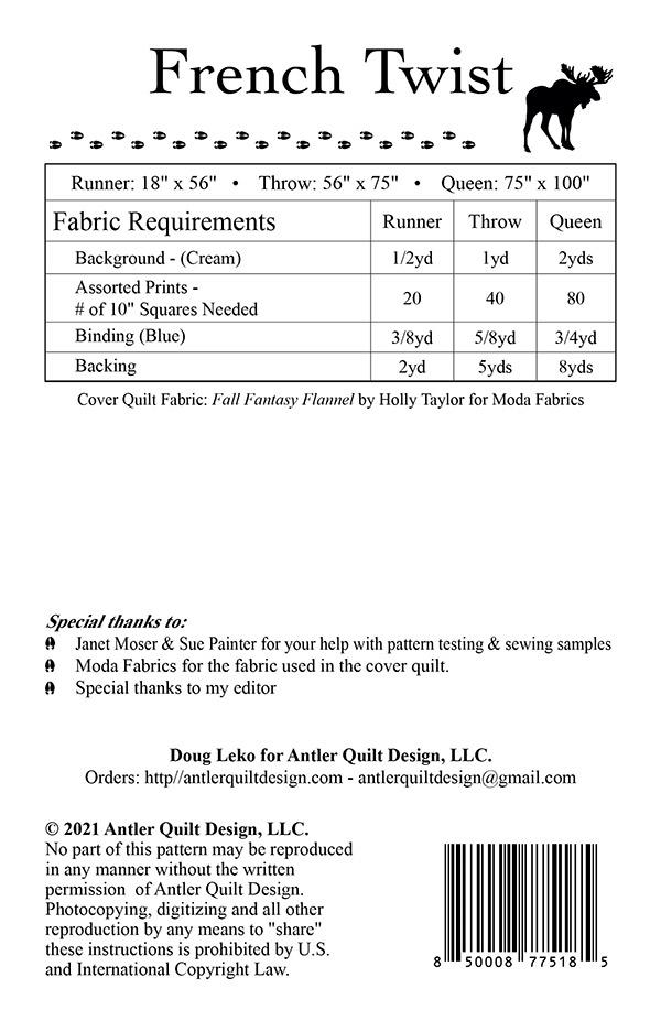 French Twist - Quilt Pattern