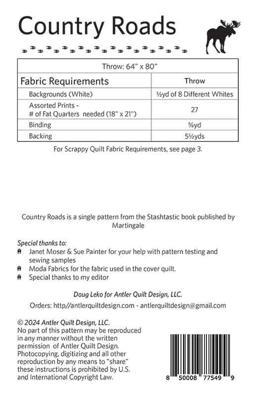 Country Roads - Quilt Pattern
