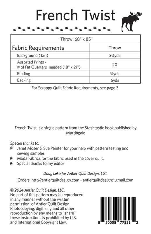 French Twist - Stashtastic - Quilt Pattern