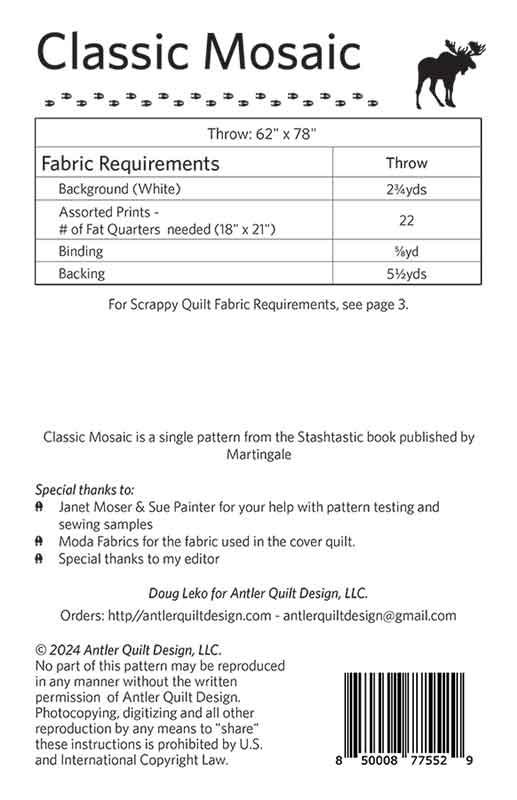 Classic Mosaic - Quilt Pattern