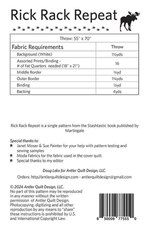 Rick Rack Repeat - Quilt Pattern
