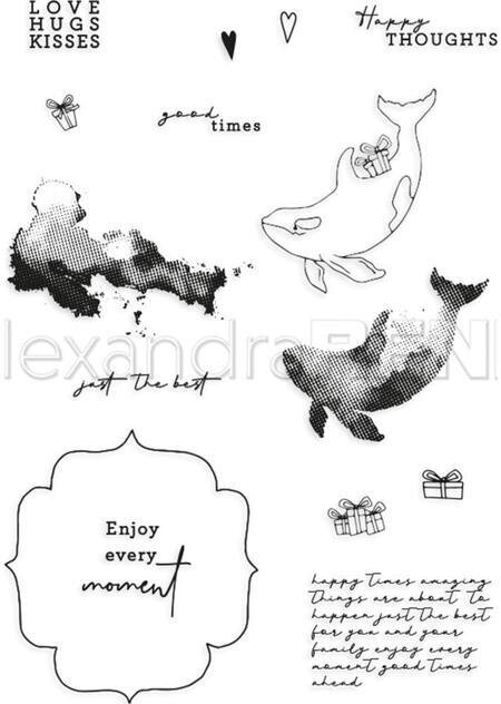 Whale - Alexandra Renke Christmas Clear Stamps