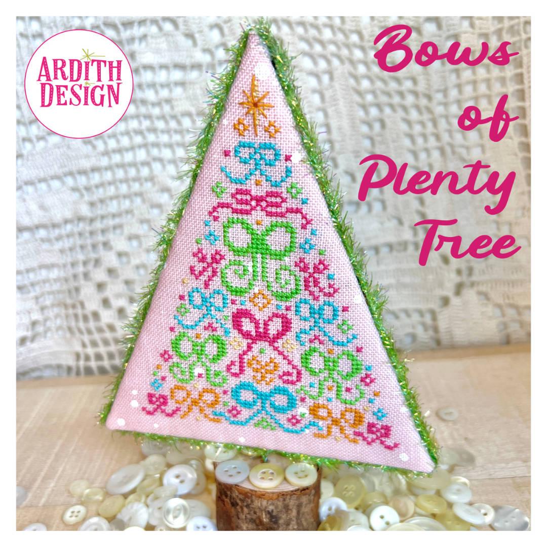 Bows of Plenty Tree - Cross Stitch Pattern