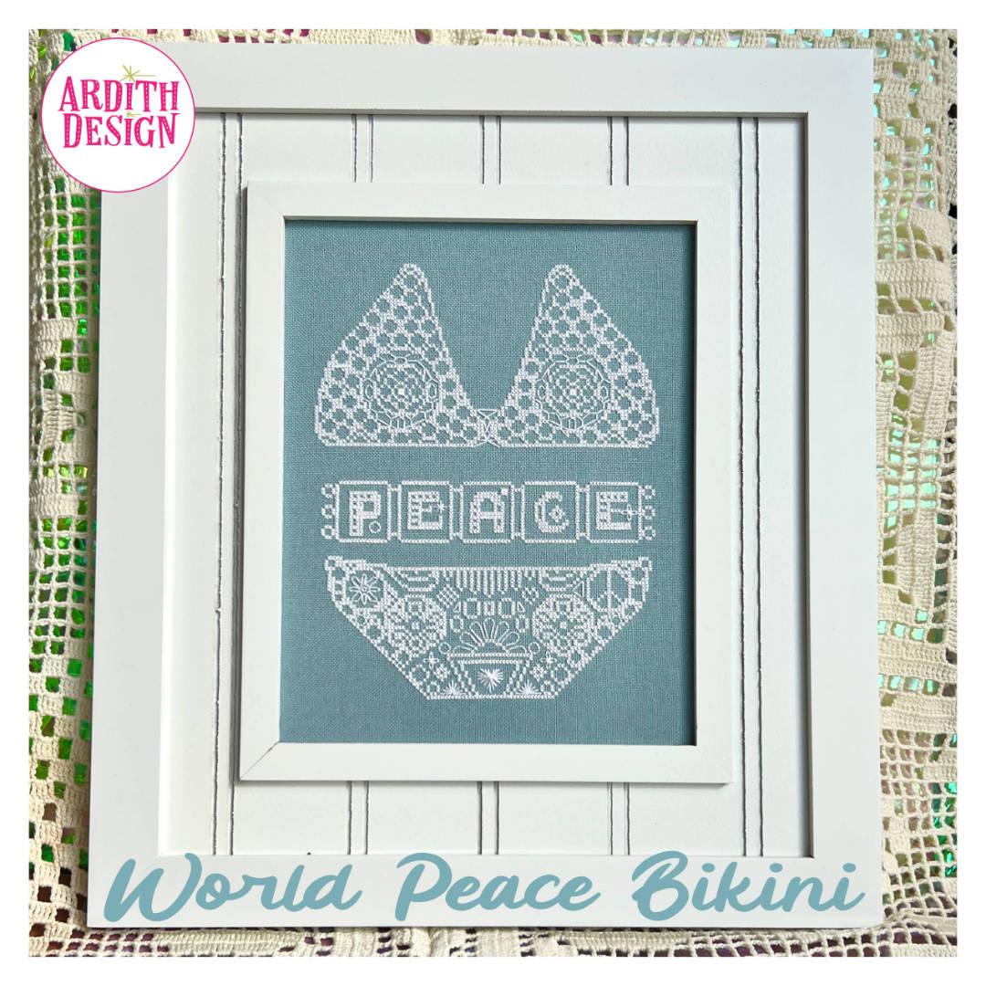 World Peace Bikini - Cross Stitch Pattern