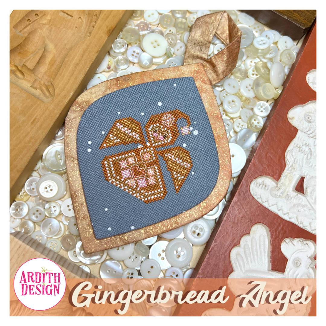 Gingerbread Angel - Christmas Cross Stitch Pattern