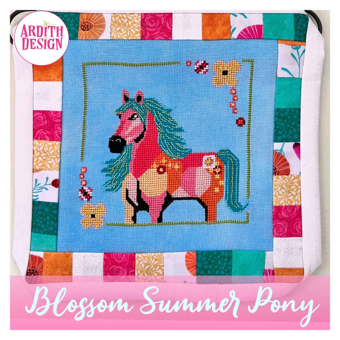 Blossom Summer Pony - Cross Stitch Pattern