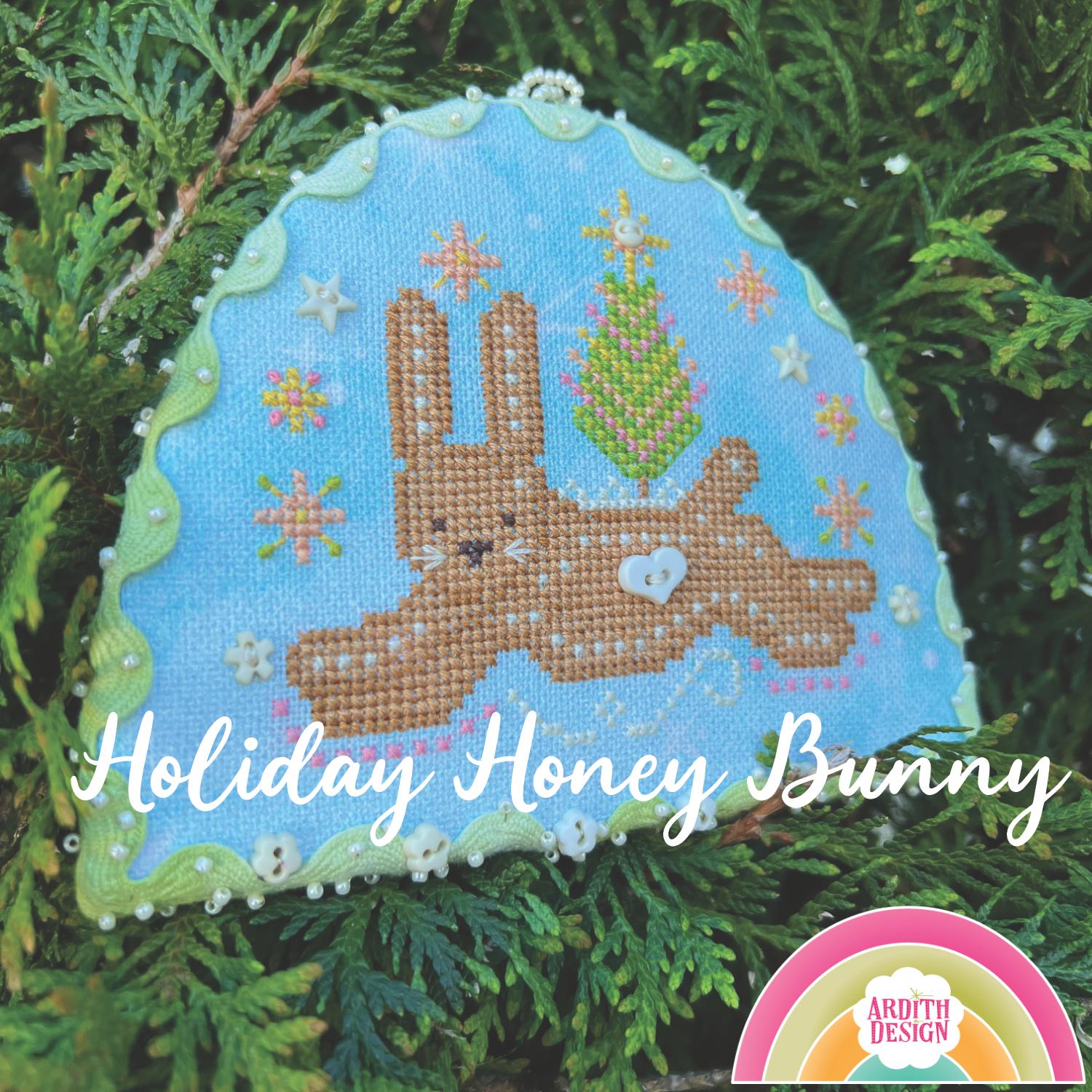 Holiday Honey Bunny - Cross Stitch Pattern