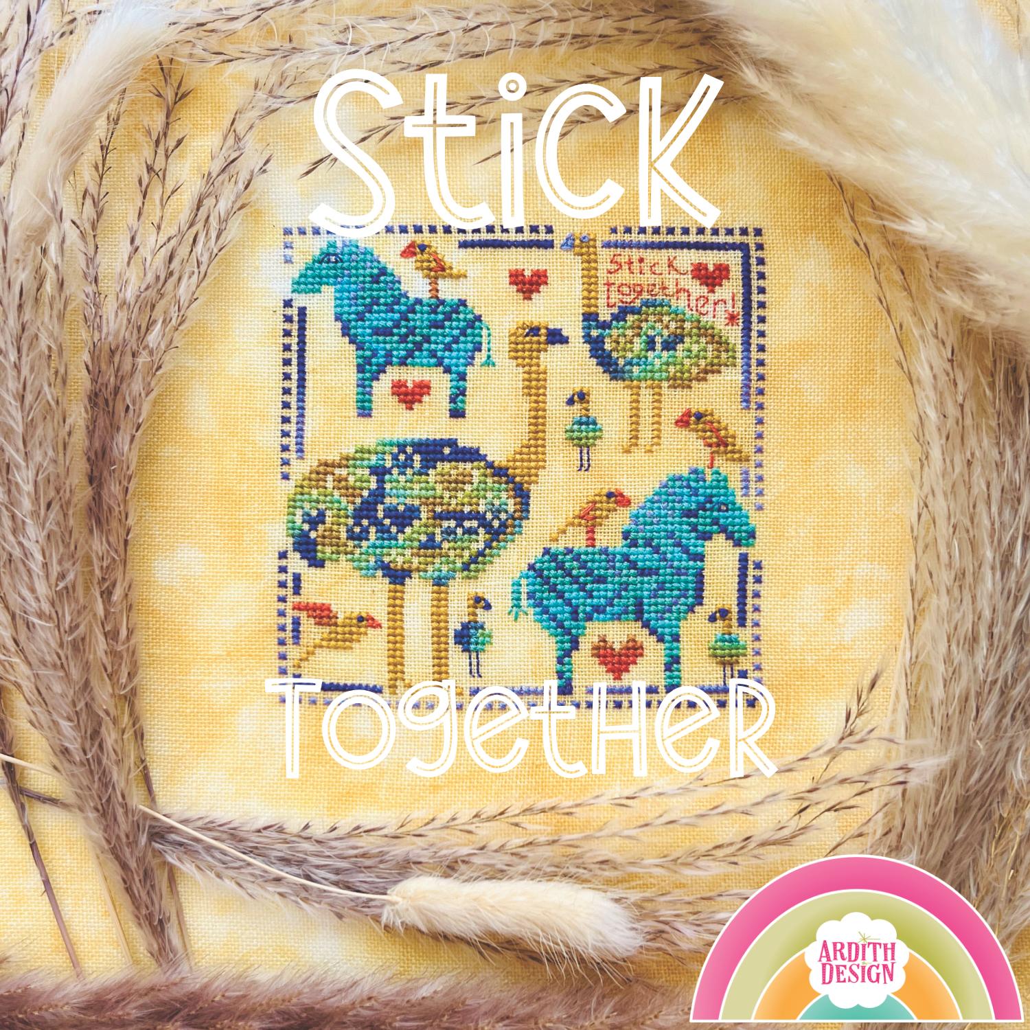 Stick Together - Cross Stitch Pattern