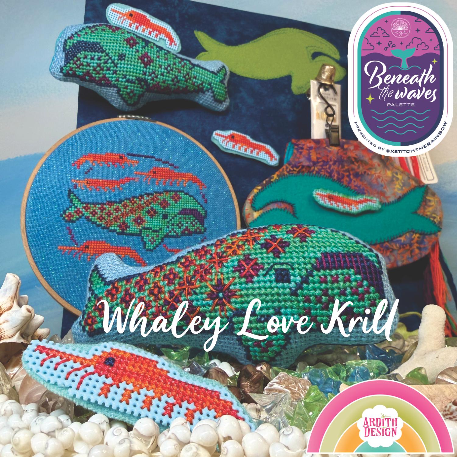 Whaley Love Krill - XStitch The Rainbow - Cross Stitch