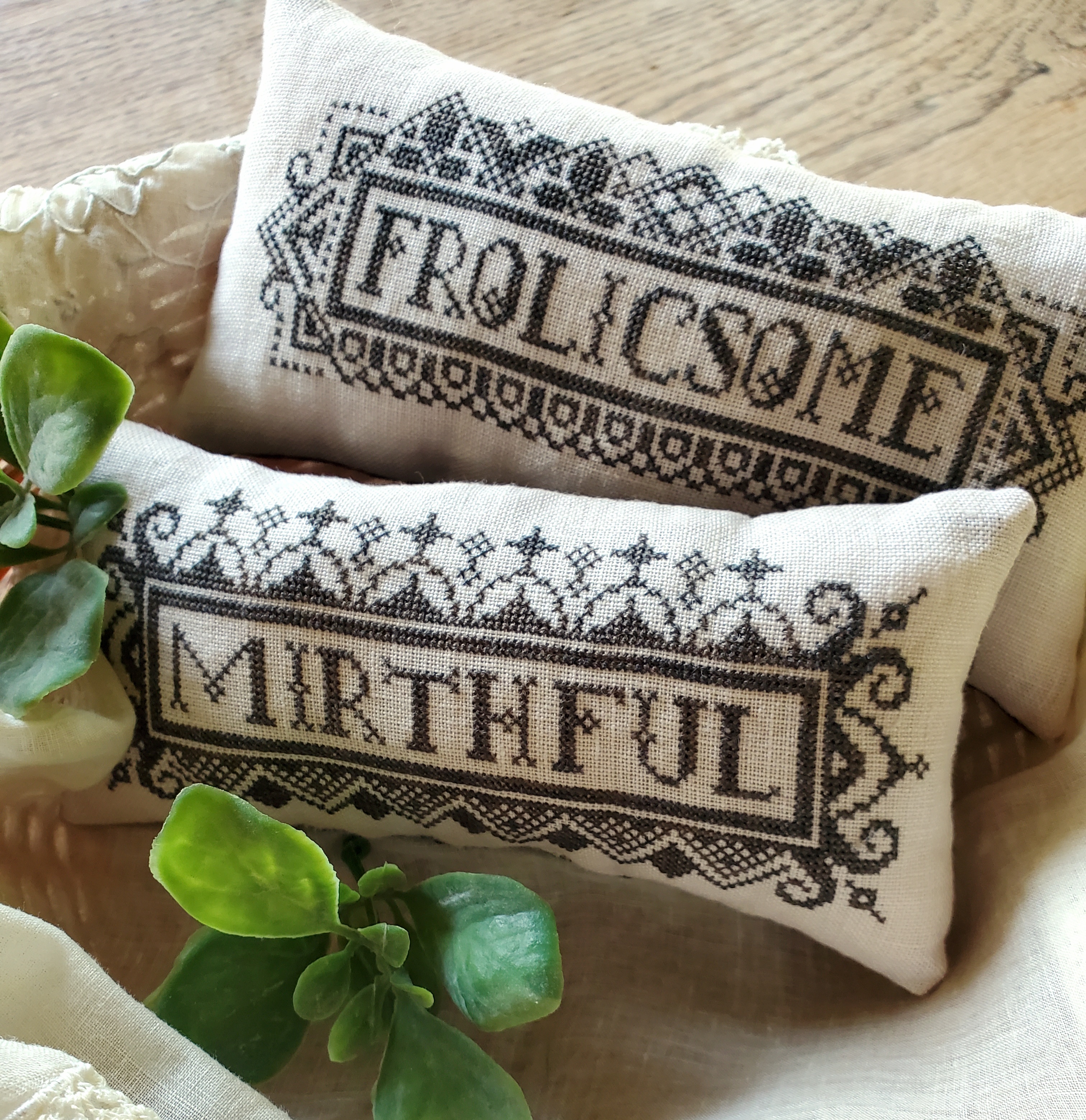 Frolicsome And Mirthful - Cross Stitch Pattern