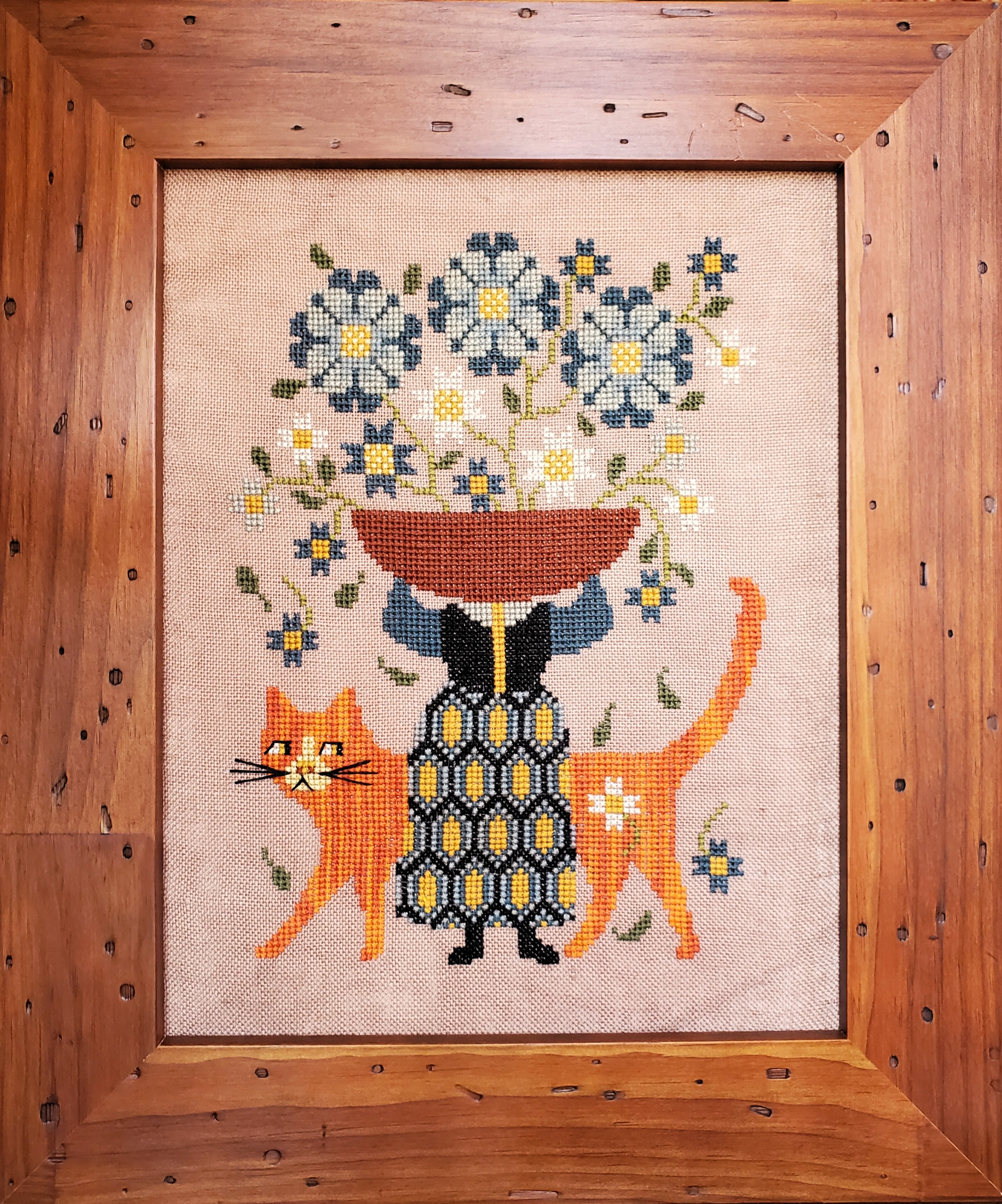 The Florist - Cross Stitch Pattern