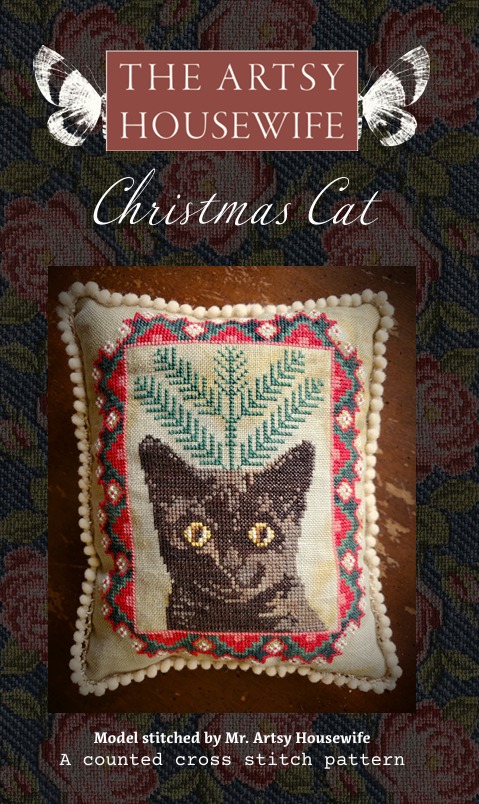 The Christmas Cat - Cross Stitch Pattern