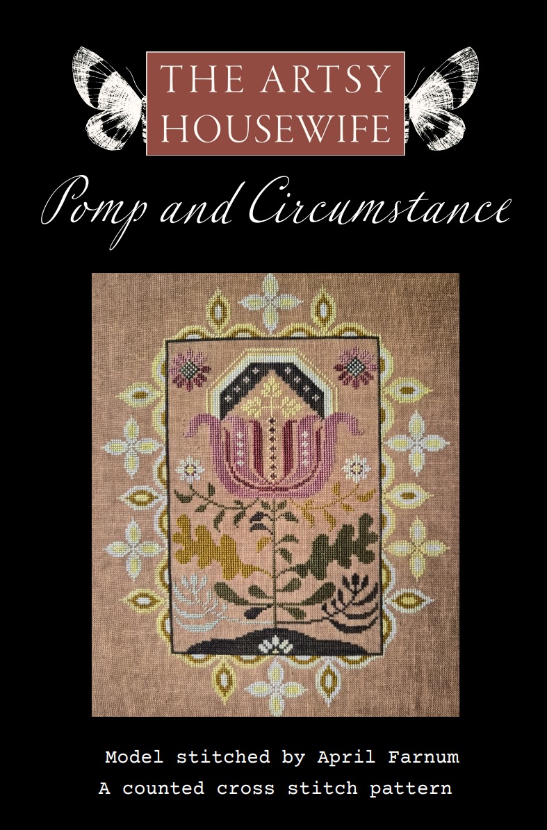Pomp and Circumstance - Cross Stitch Pattern, zoomed in. Select this picture to zoom back out.