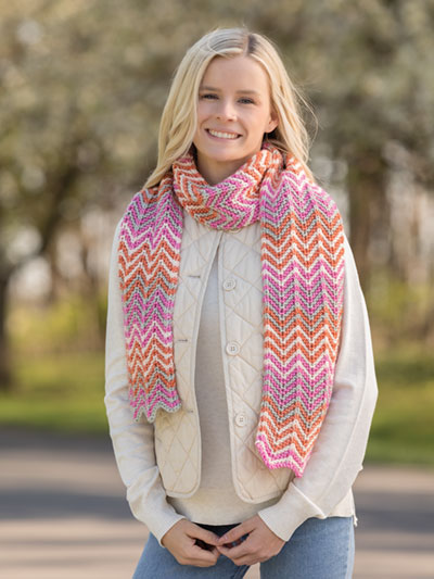 Learn a Stitch Knit Scarves - Knit Pattern