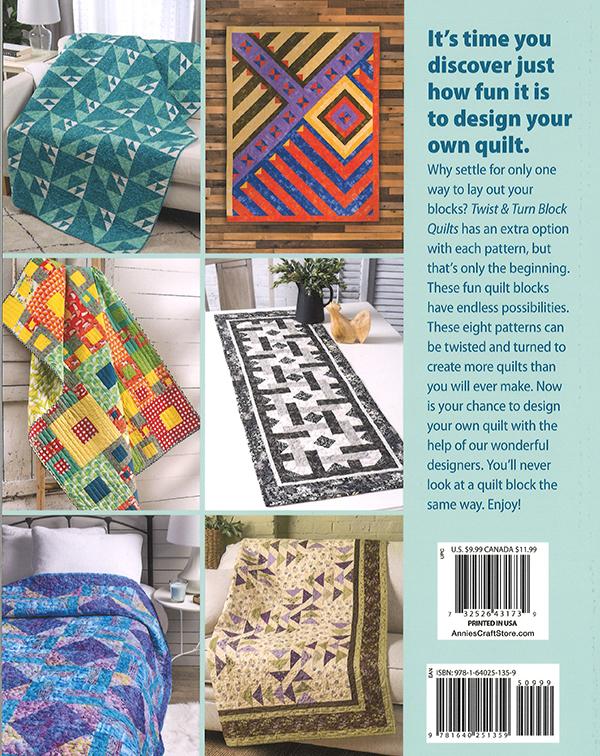 Twist and Turn Block Quilts - Quilt Pattern