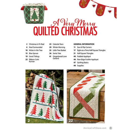 A Very Merry Quilted Christmas - Quilt Pattern