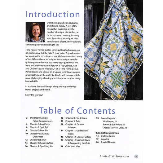 Stitch the Daydream Sampler Book