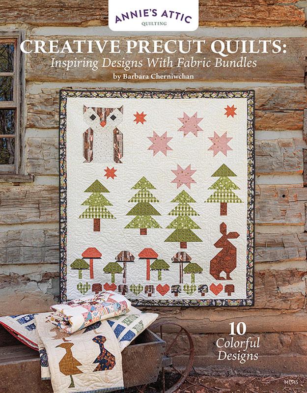 Creative Precut Quilts - Quilt Pattern Book, zoomed in. Select this picture to zoom back out.