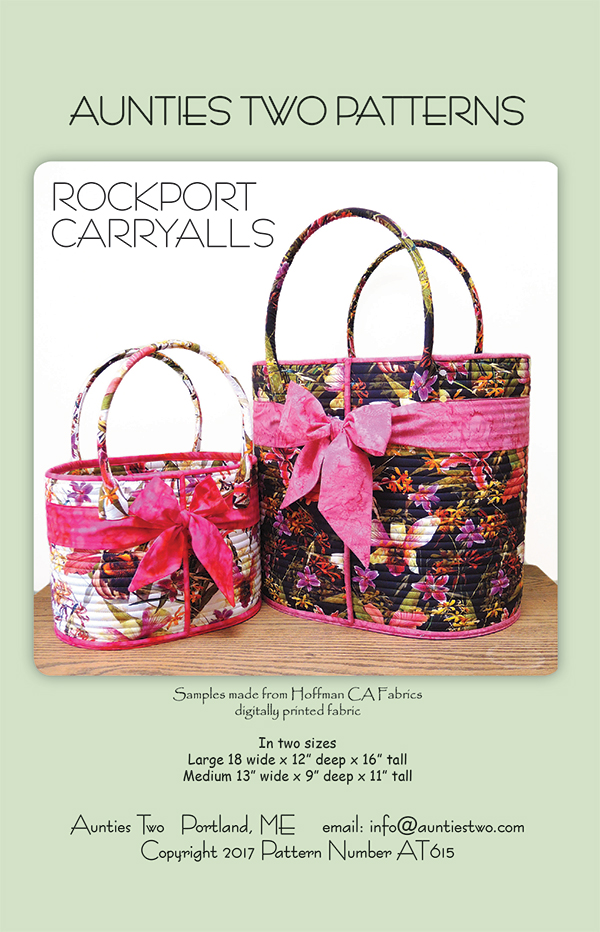 Rockport Carryalls - Quilt Pattern, zoomed in. Select this picture to zoom back out.