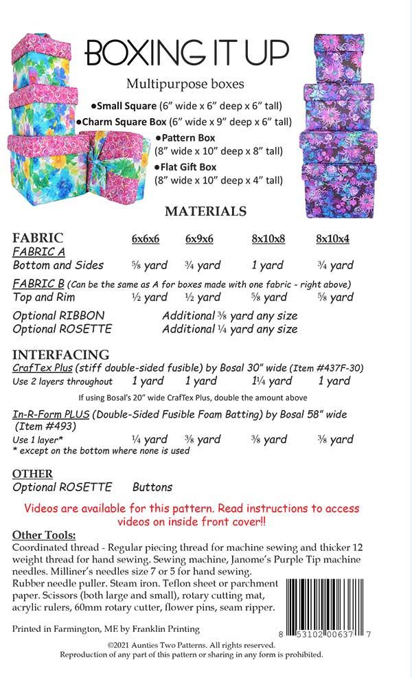 Boxing It Up - Quilt Pattern