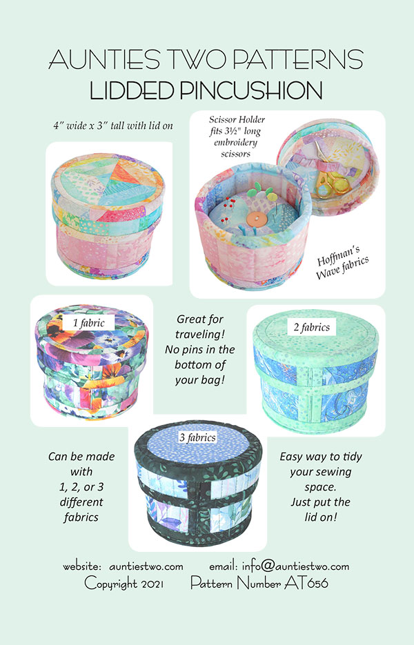 Lidded Pincushion - Quilt Pattern