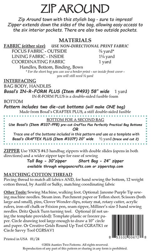 Zip Around - Quilt Pattern
